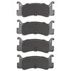 Semi-Metallic Brake Pads, 1987-1995 Ford/Lincoln/Mercury/Mazda, Position: Rear - image 2