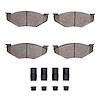 Semi-Metallic Brake Pads & Hardware Kit, 1987-1988 Mopar, Position: Front - image 1
