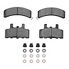 Semi-Metallic Brake Pads & Hardware Kit, 1988-2002 Fits Multiple Makes/Models, Position: Front - image 1