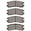 Semi-Metallic Brake Pads, 1988-2012 Fits Multiple Makes/Models, Position: Rear - image 1