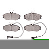 Semi-Metallic Brake Pads, 1985-1998 Audi/Porsche/Volkswagen, Position: Front - image 1