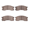 Semi-Metallic Brake Pads, 1989-1991 Ford/Lincoln/Mercury/Mazda, Position: Front - image 1