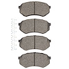 Semi-Metallic Brake Pads, 1989-2005 Fits Multiple Makes/Models, Position: Front - image 1