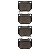 Semi-Metallic Brake Pads, 1989-1996 Infiniti/Nissan, Position: Rear - image 1