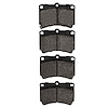 Semi-Metallic Brake Pads, 1990-2002 Fits Multiple Makes/Models, Position: Front - image 1