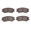 Semi-Metallic Brake Pads, 1988-1990 Mitsubishi, Position: Front - image 1