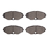 Semi-Metallic Brake Pads, 1990-1995 Infiniti/Nissan, Position: Front - image 1