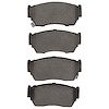 Semi-Metallic Brake Pads, 1991-2017 Infiniti/Nissan, Position: Front