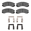 Semi-Metallic Brake Pads & Hardware Kit, 1994-2000 Mitsubishi, Position: Front - image 1