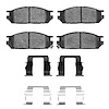 Semi-Metallic Brake Pads & Hardware Kit, 1991-1992 Fits Multiple Makes/Models, Position: Front - image 1