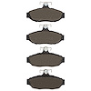 Semi-Metallic Brake Pads, 1986-1993 Ford/Lincoln/Mercury/Mazda, Position: Rear - image 1
