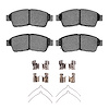 Semi-Metallic Brake Pads & Hardware Kit, 1992-2003 Fits Multiple Makes/Models, Position: Front - image 1