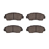 Semi-Metallic Brake Pads, 1986-1993 Ford/Lincoln/Mercury/Mazda, Position: Front - image 1