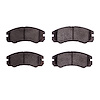 Semi-Metallic Brake Pads, 1992-2002 Fits Multiple Makes/Models, Position: Front - image 1
