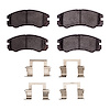 Semi-Metallic Brake Pads & Hardware Kit, 1992-2002 Fits Multiple Makes/Models, Position: Front - image 1