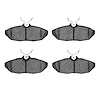 Semi-Metallic Brake Pads, 1993-1998 Ford/Lincoln/Mercury/Mazda, Position: Rear - image 1