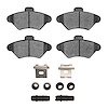 Semi-Metallic Brake Pads & Hardware Kit, 1993-1998 Ford/Lincoln/Mercury/Mazda, Position: Front - image 1