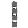 Semi-Metallic Brake Pads, 1991-2009 Fits Multiple Makes/Models, Position: Rear