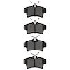 Semi-Metallic Brake Pads, 1994-2004 Ford/Lincoln/Mercury/Mazda, Position: Rear - image 1