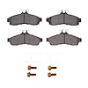 Semi-Metallic Brake Pads & Hardware Kit, 1994-1996 GM, Position: Rear - image 1