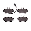 Semi-Metallic Brake Pads, 2000-2000 Audi/Porsche/Volkswagen, Position: Front - image 1