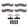 Semi-Metallic Brake Pads & Hardware Kit, 1998-2003 Mopar, Position: Front - image 1