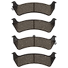 Semi-Metallic Brake Pads, 1995-2002 Ford/Lincoln/Mercury/Mazda, Position: Rear - image 1