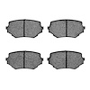 Semi-Metallic Brake Pads, 1996-2008 Fits Multiple Makes/Models, Position: Front