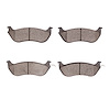 Semi-Metallic Brake Pads, 1996-2002 Ford/Lincoln/Mercury/Mazda, Position: Rear - image 1