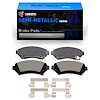 Semi-Metallic Brake Pads & Hardware Kit, 1997-2005 GM, Position: Front - image 1