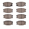 Semi-Metallic Brake Pads, 1995-2005 Mitsubishi Fuso, Position: Front & Rear - image 1