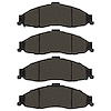 Semi-Metallic Brake Pads, 1998-2002 GM, Position: Front - image 1