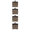 Semi-Metallic Brake Pads, 1996-2015 Fits Multiple Makes/Models, Position: Rear - image 1