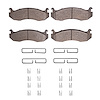 Semi-Metallic Brake Pads & Hardware Kit, 1996-2006 GM, Position: Front - image 1