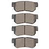 Semi-Metallic Brake Pads, 1999-2010 Kia/Hyundai/Genesis, Position: Rear - image 1
