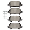 Semi-Metallic Brake Pads, 2000-2008 Lexus/Toyota/Scion, Position: Rear - image 1
