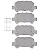 Semi-Metallic Brake Pads, 2000-2008 Lexus/Toyota/Scion, Position: Rear - image 2