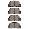 Semi-Metallic Brake Pads, 2000-2010 Lexus/Toyota/Scion, Position: Rear - image 1