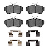Semi-Metallic Brake Pads & Hardware Kit, 2003-2009 Mopar, Position: Front - image 1