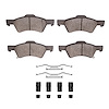 Semi-Metallic Brake Pads & Hardware Kit, 2001-2007 Mopar, Position: Front - image 1
