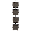 Semi-Metallic Brake Pads, 1996-2011 Mercedes-Benz, Position: Rear - image 1