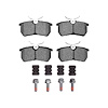 Semi-Metallic Brake Pads & Hardware Kit, 2001-2019 Ford/Lincoln/Mercury/Mazda, Position: Rear - image 1