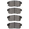 Semi-Metallic Brake Pads, 2000-2006 Infiniti/Nissan, Position: Rear - image 1