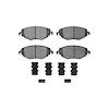 Semi-Metallic Brake Pads & Hardware Kit, 2001-2008 Fits Multiple Makes/Models, Position: Front