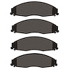 Semi-Metallic Brake Pads, 2003-2008 GM, Position: Front - image 1