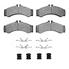 Semi-Metallic Brake Pads & Hardware Kit, 2002-2006 Fits Multiple Makes/Models, Position: Front & Rear - image 1