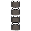 Semi-Metallic Brake Pads, 2003-2020 Fits Multiple Makes/Models, Position: Rear - image 1
