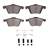 Semi-Metallic Brake Pads & Hardware Kit, 2003-2009 Volvo, Position: Front - image 1
