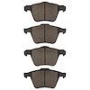 Semi-Metallic Brake Pads, 2003-2009 Volvo, Position: Front - image 1