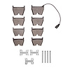 Semi-Metallic Brake Pads & Hardware Kit, 2017-2021 Audi/Porsche/Volkswagen, Position: Front